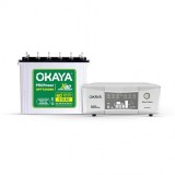 Okaya Combo (Pro Power OPTT24060 210AH Tall Tubular with Smart Wave QSW 1365 Quasi Sine Wave 1115VA)